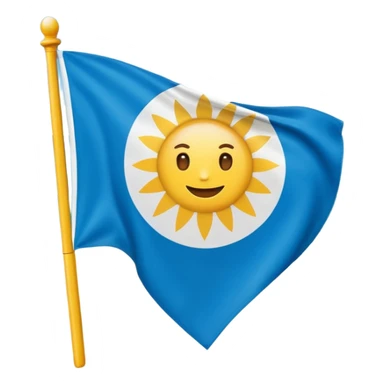 Hazme un emoji con la bandera de Baja California Sur sticker