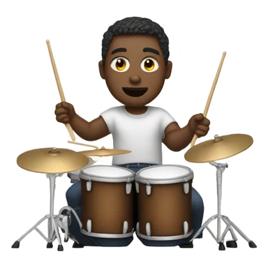 Me on drums  sticker