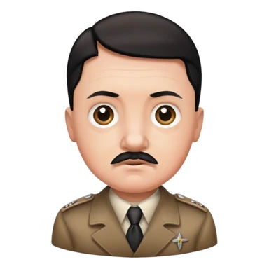 Hitler babyface sticker