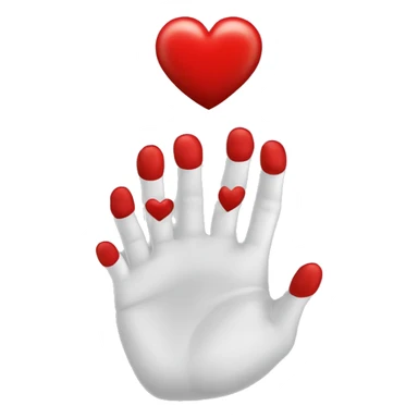 Un gros nounour qui tient entre ses mains un coeur rouge avec des yeux en coeur  sticker