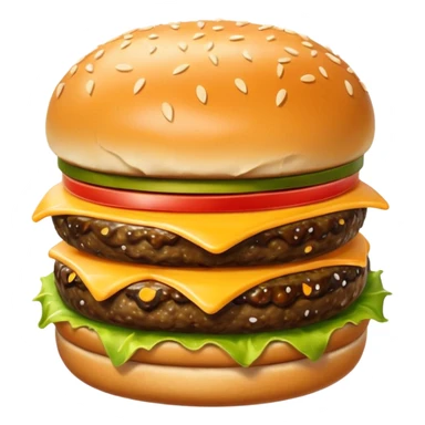 para cenar podemos comer hamburgesas sticker