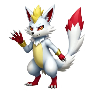 Shiny Zeraora-Zangoose-Hybrid (Full body) sticker