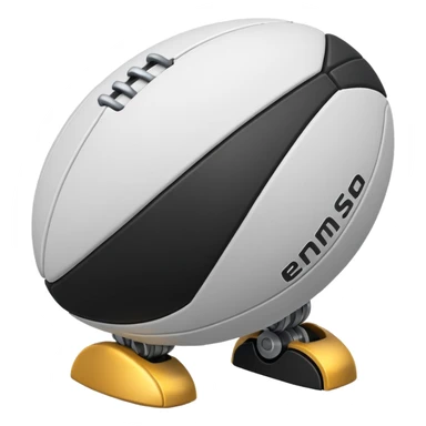 Balón de rugby robotico sticker