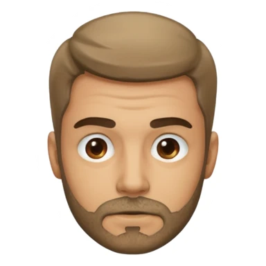 man with dirty face sticker