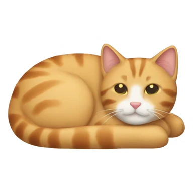 cat loafing sticker