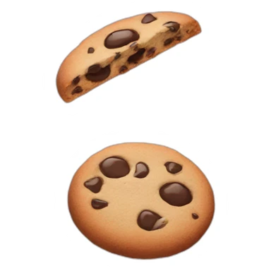 Un cookie avec des péti sticker