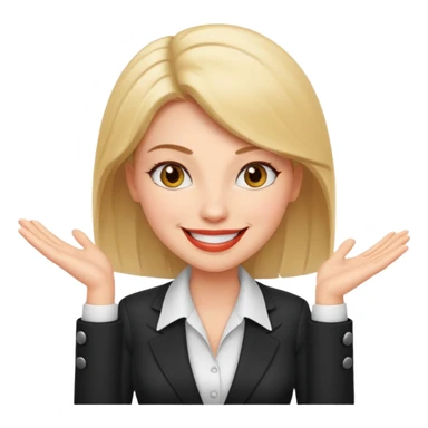 LAdy Boss, different pose sticker