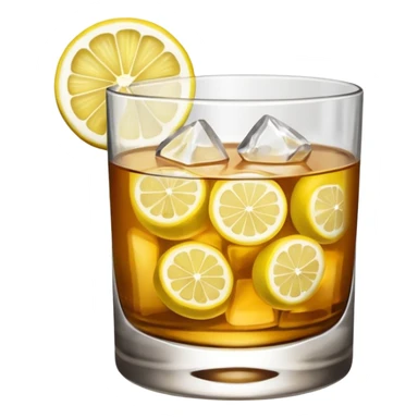 mach mir einen Whiskey sour in emoji form sticker
