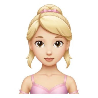  blonde ballerina sticker