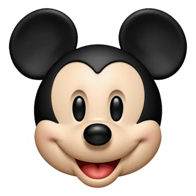 mickey mouse head sticker