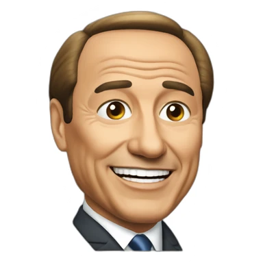 sivlio berlusconi sticker