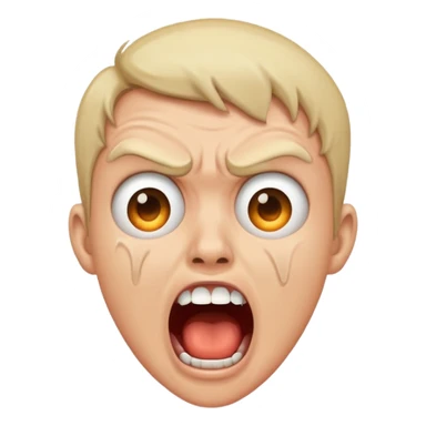 A person screaming 67 sticker