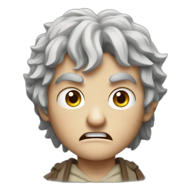 Angry Frodo sticker