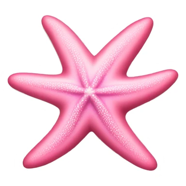 Pink starfish sticker
