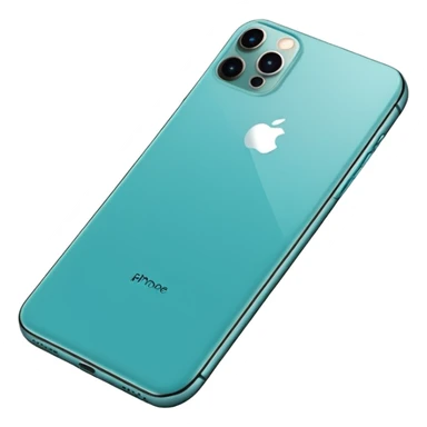 İphone 16 pro max turkuaz sticker