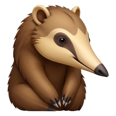 the animal is "anteater" oso hormiguero  sticker