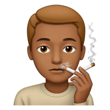 smoking a blunt sticker