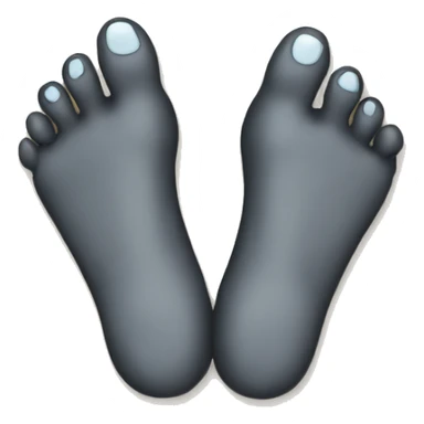 Toes on a mountain  sticker