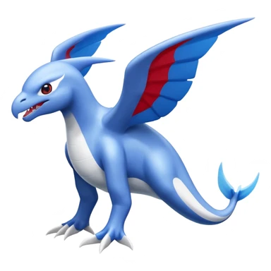 Latios-Kyogre-Lugia-Fakémon-hybrid-creature (full body)  sticker