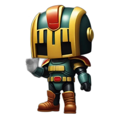 judge dredd and clapperboard sticker