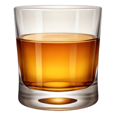 Whiskey glass sticker