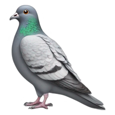 pigeon pencil sticker