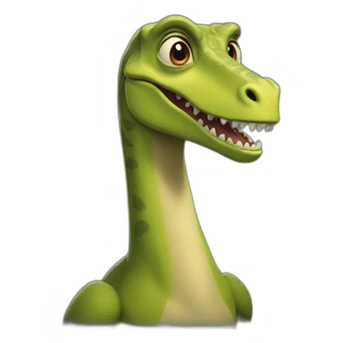 shrek velociraptor sticker