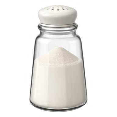 a salt shaker sprinkling salt sticker