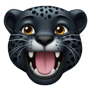 black jaguar crying sticker