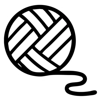 клубок минимализм sticker