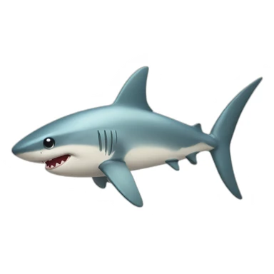 Baby yellow shark  sticker