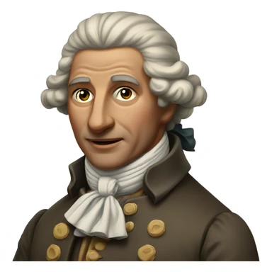 18th century Swiss man sticker