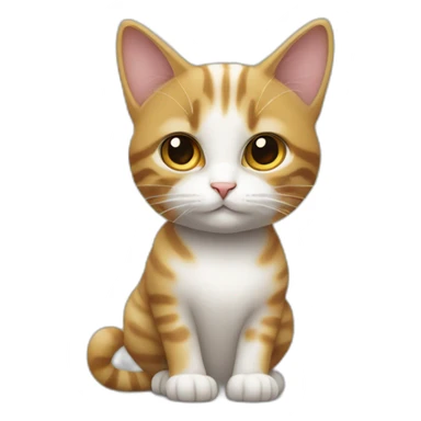 Un chat breton avec un panneau sans enfant sticker