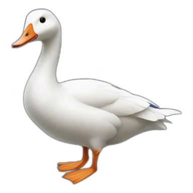 goose in space sticker