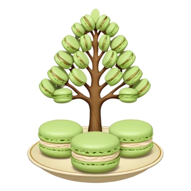 Tree Macarons  sticker