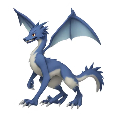 Lombax-Sergal-Vernid-Fakemon full body sticker