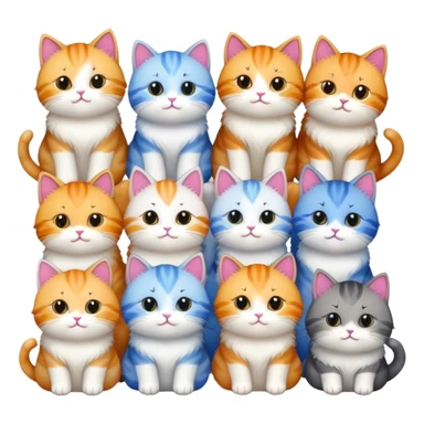 Emotional support kitties sticker