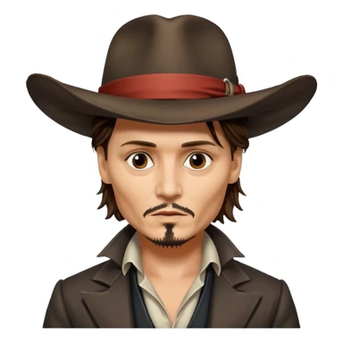 johny depp sticker