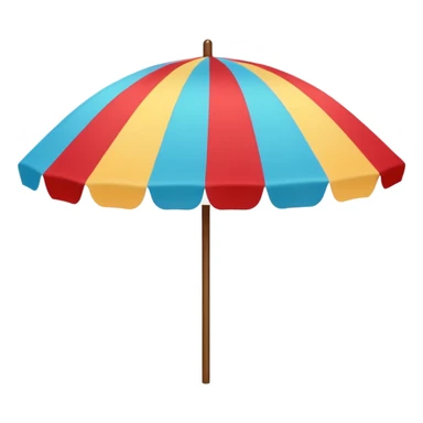 beach umbrella sticker