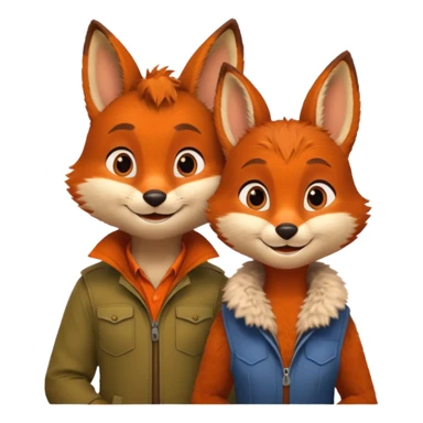 Nick and Judy sticker