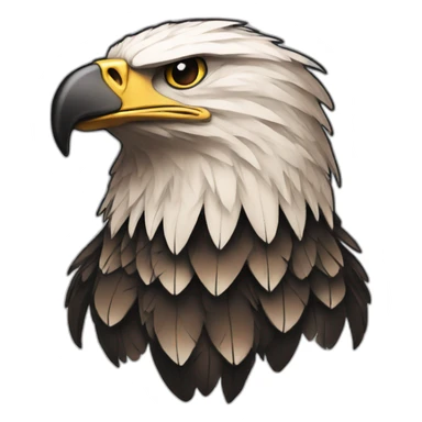 traditional eagle tattoo sticker