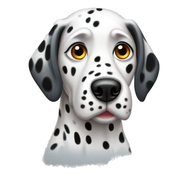 Dalmatian dog sticker