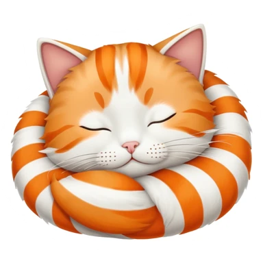 Cat sleeping sticker