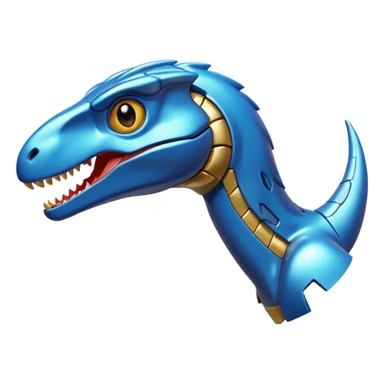 Futuristic Shiny Velociraptor-Fakémon-Pokémon sticker