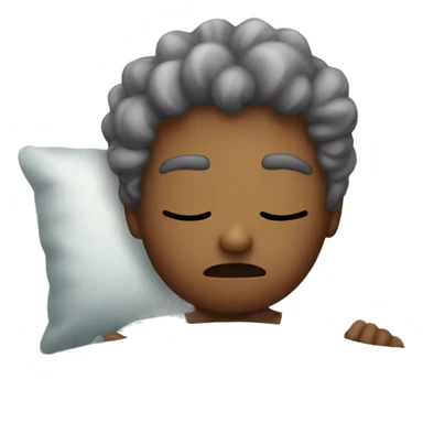 Angy but sleep sticker