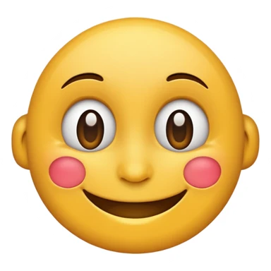 smiling face thank you sticker