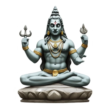 Lord shiva statue  sticker