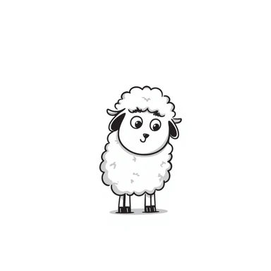 Sheep sticker