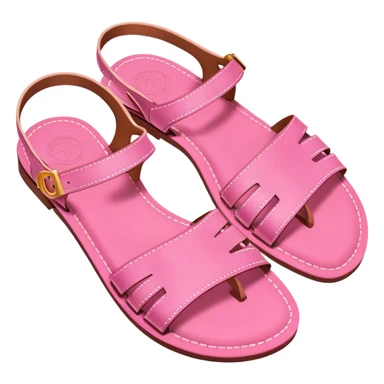 pink hermes oran sandals sticker