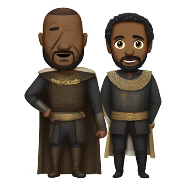 Othello and Desdémona  sticker